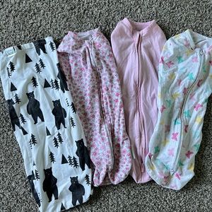 0-3 Month SwaddleMe Pod Zip Up (+fawn and sage pod)